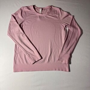 Lululemon Swiftly Tech Long Sleeve 2.0 Pink Mauve Crewneck Shirt LW3FUPS Size 6
